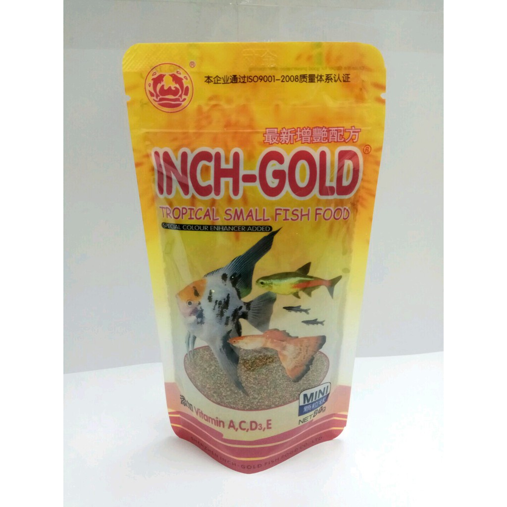 INCHGOLD Tropical Small Fish Food 80g Shopee Malaysia