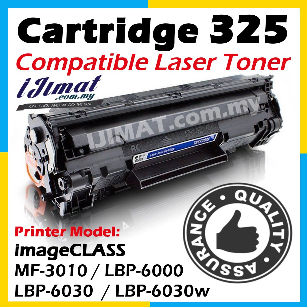 Canon Cartridge 325 Compatible Toner For MF3010 LBP6030W ...