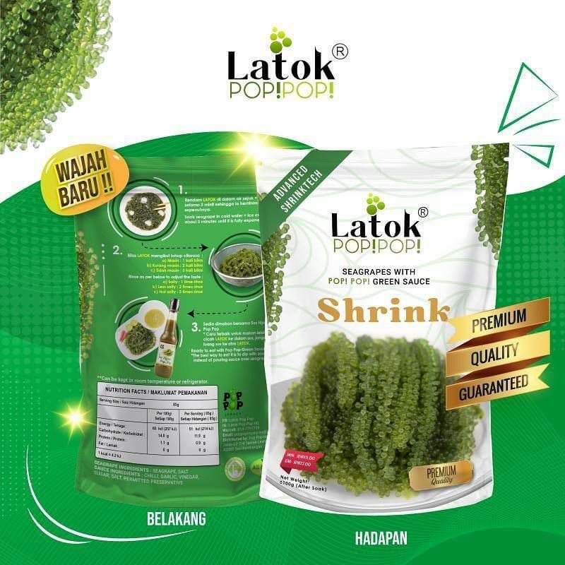 Latok Pop Pop Halal Rumpai Laut Shopee Malaysia