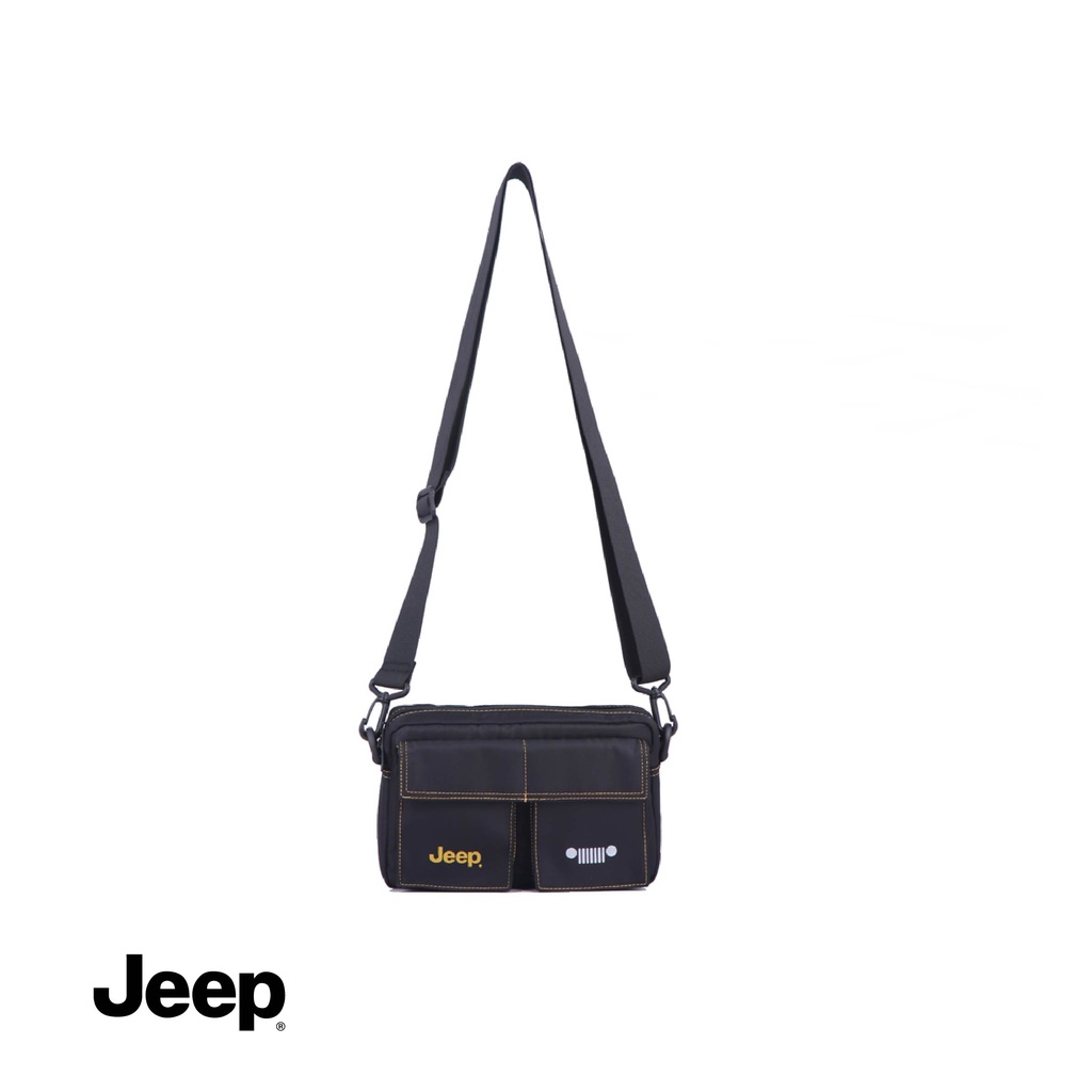 JEEP MEN STYLISH BLACK NYLON SLING BAG JESB0411NN3ME2 Shopee Malaysia