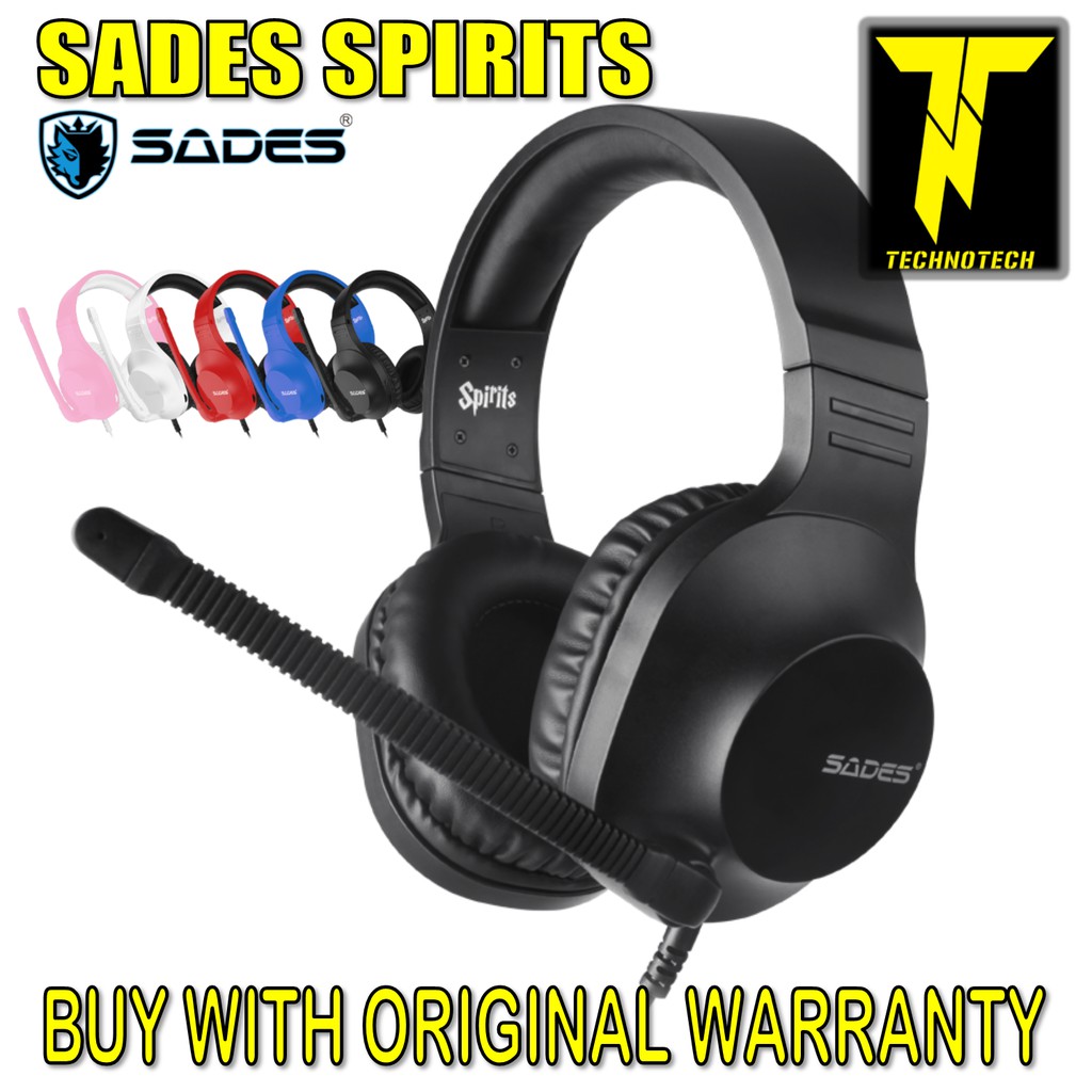 Sades Spirit Stereo Gaming Headset Ps4 Xbox Switch Mobile Gaming 50mm Driver Shopee Malaysia