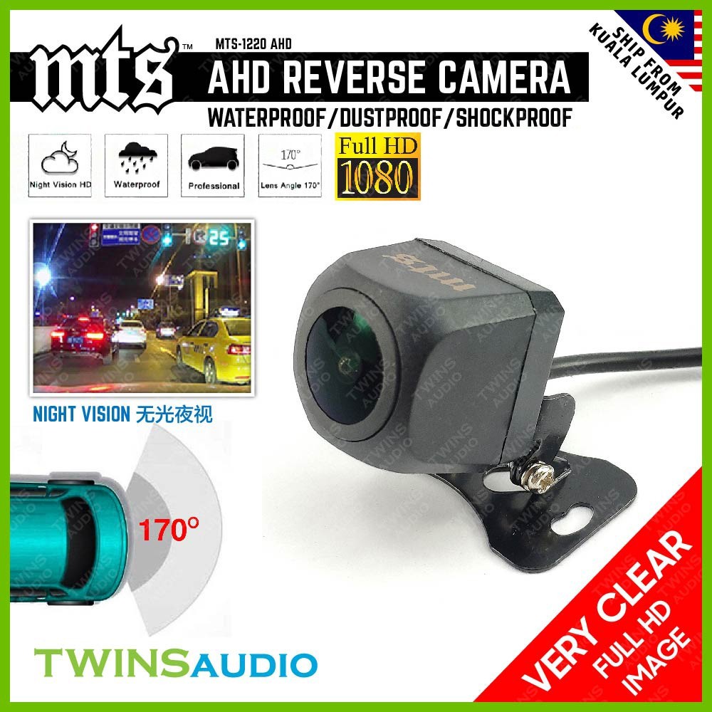 MTS Full HD 1080P Reverse Camera Car AHD RearView Camera Waterproof