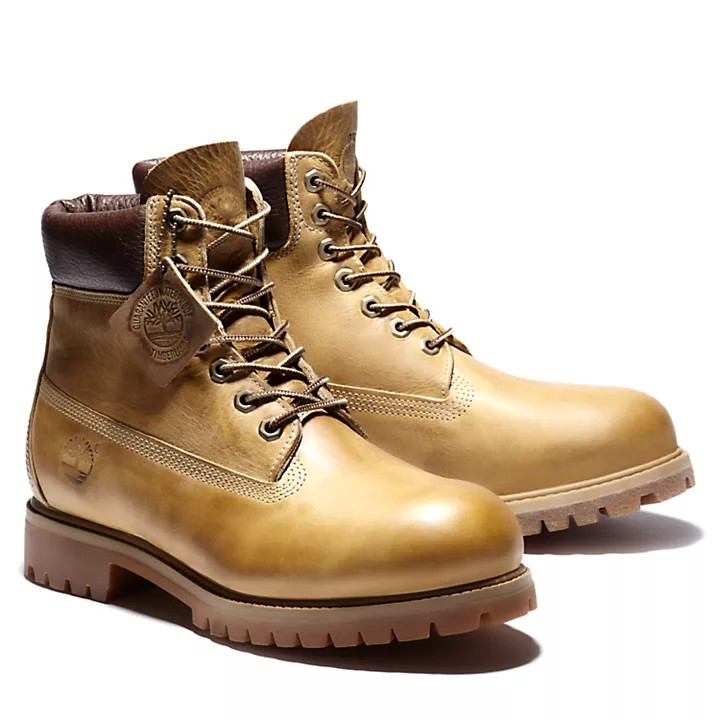 timberland wheat burnished full grain