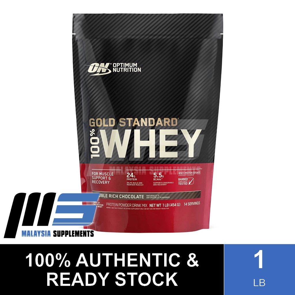 ON Gold Standard Whey 1lb Optimum Nutrition Whey Protein Powder