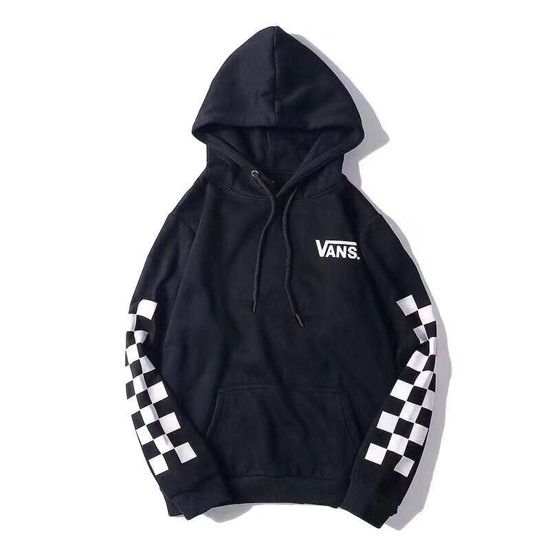 vans red checkered hoodie