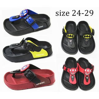 【ABellistory】 [Ready Stock] Boys Children Kids Unisex Sandals Slipper Ultra Lightweight Flip Flops Flat Sandals