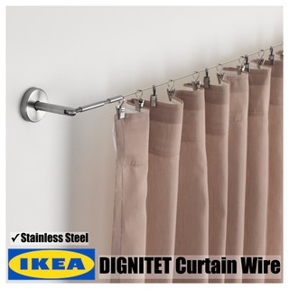 Ikea Racka Hugad Set Langsir Double Curtain Rod Combination