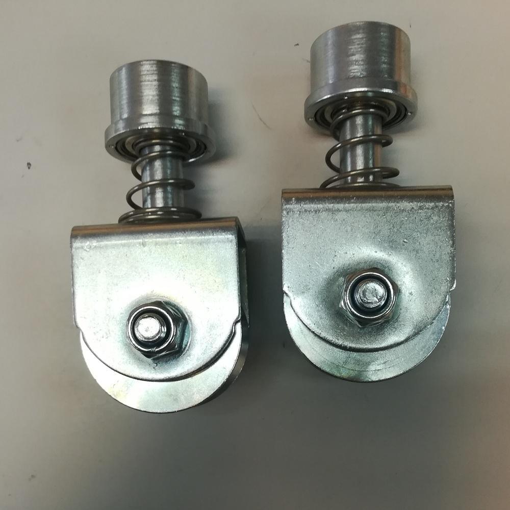 SET OF FOLDING GATE IRON ROLLER WITH SPRING AND SET OF FOLDING BEARING