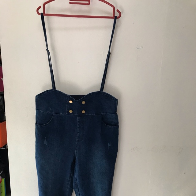 Denim jumpsuit 牛仔连身裤