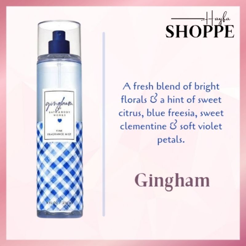 bath and body works original gingham