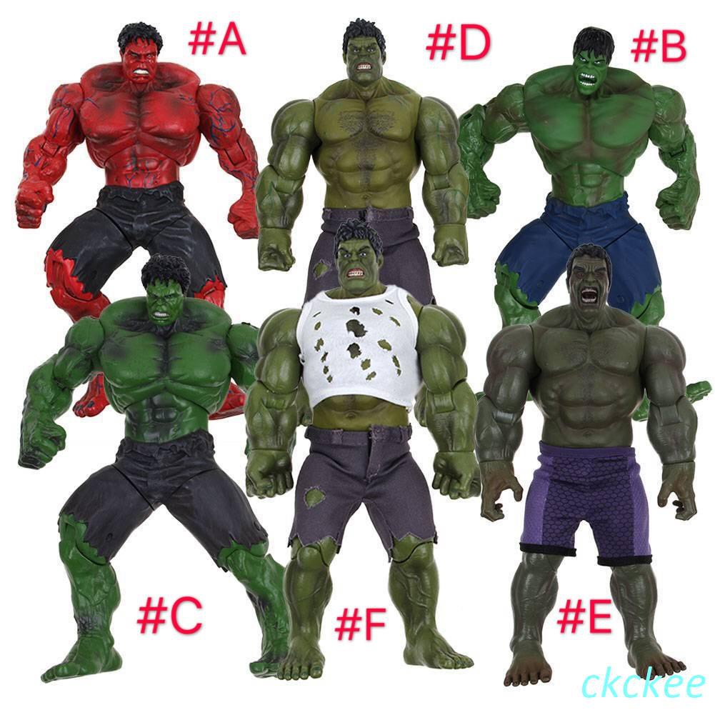 red incredible hulk toy