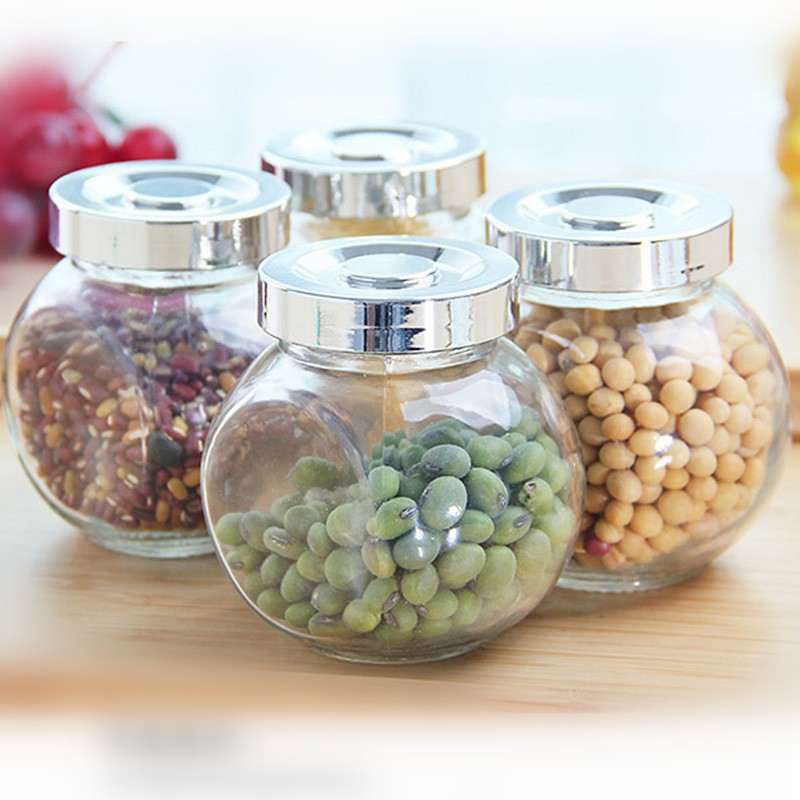round spice containers