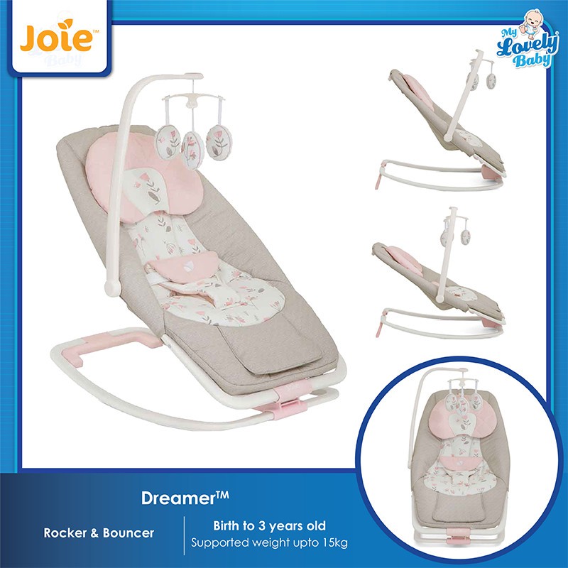 joie dreamer rocker forever flowers