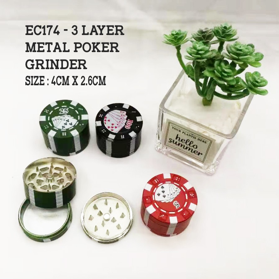 READY STOCK ! DIE CAST TABACCO HERB GRINDER