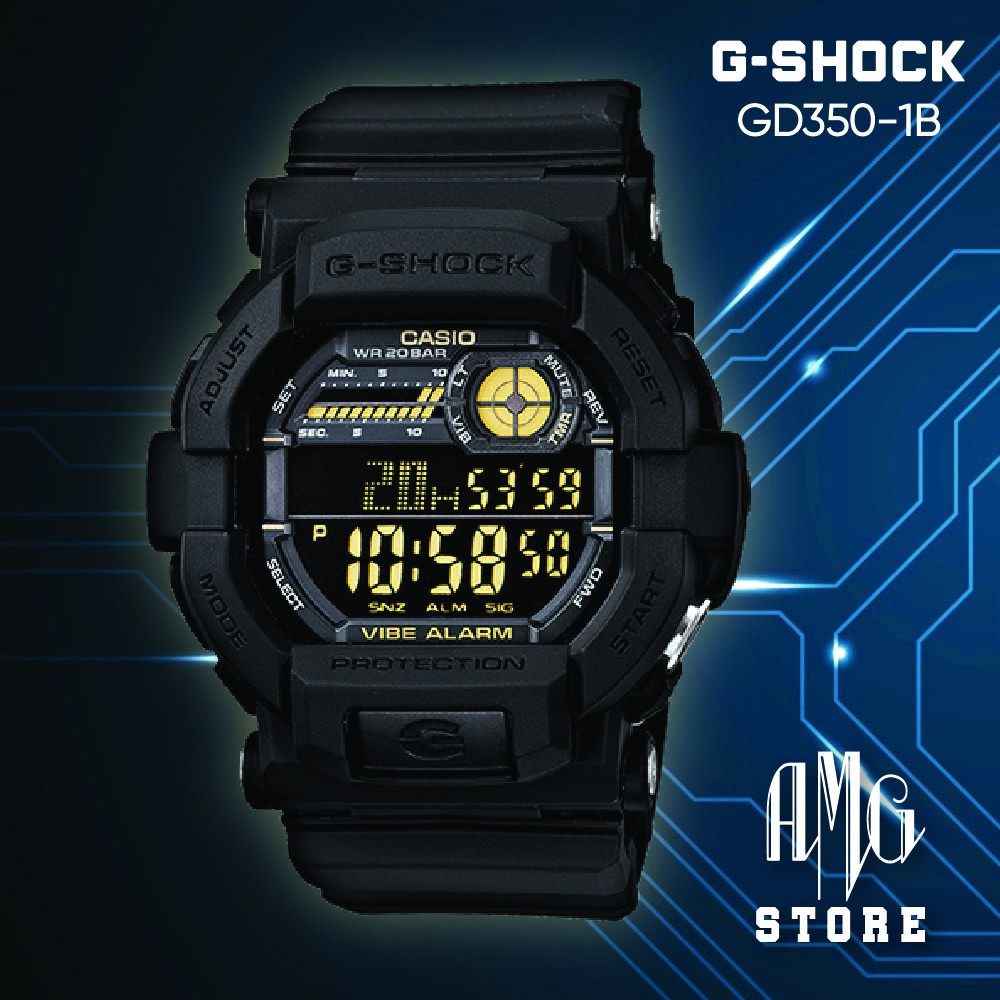 Casio G Shock Gd 350 1b Original 100 Authentic Shopee Malaysia