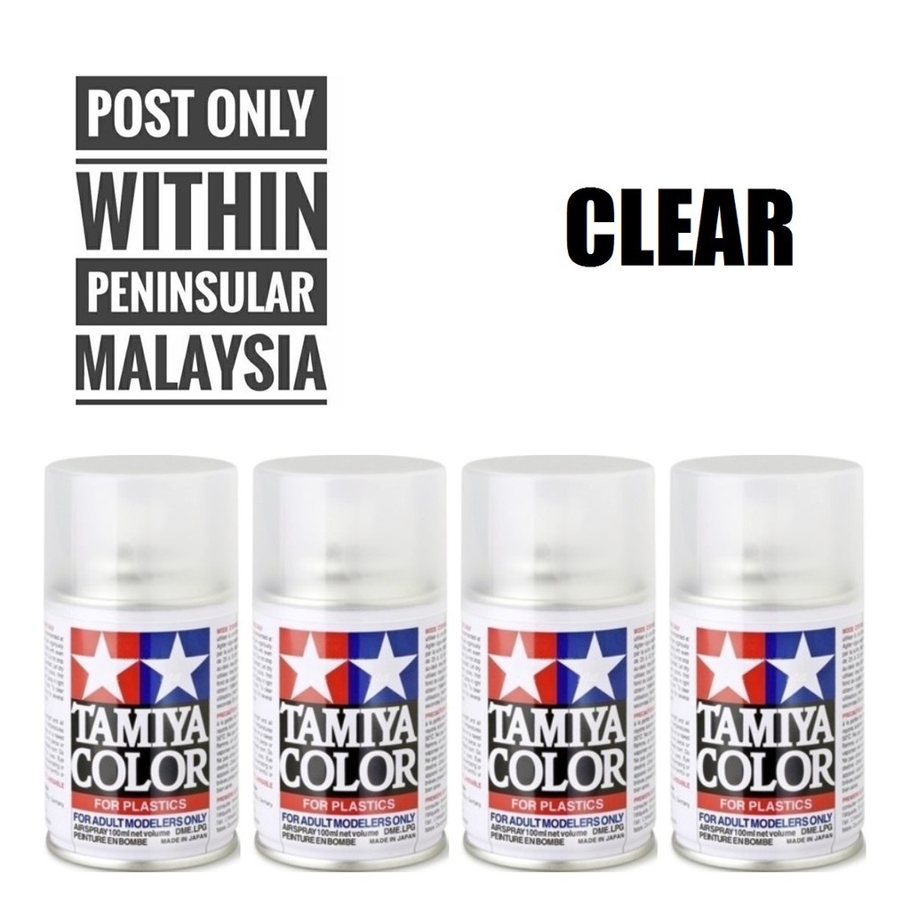TAMIYA Color Spray 100ml Clear Shopee Malaysia