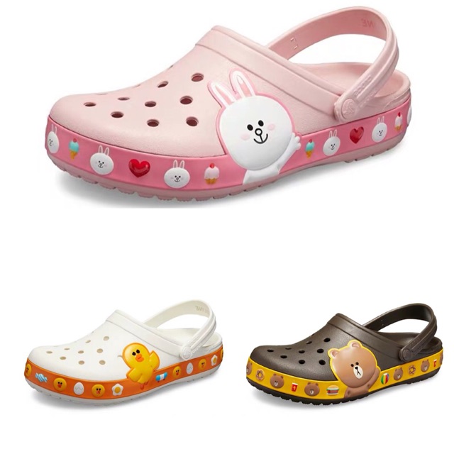 crocs line friends