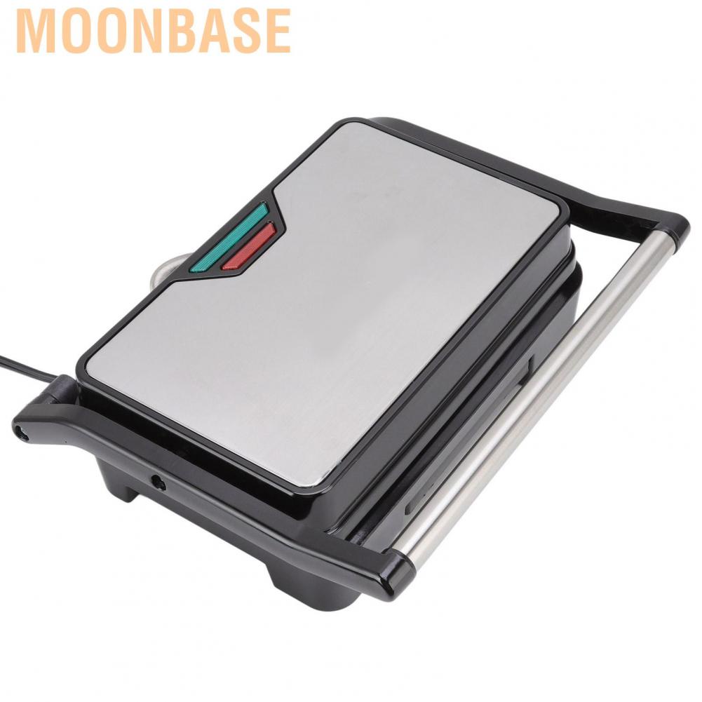 Moonbase Kitchen Panini Maker 850W Double Sided Heating Press Grill Breakfast DIY