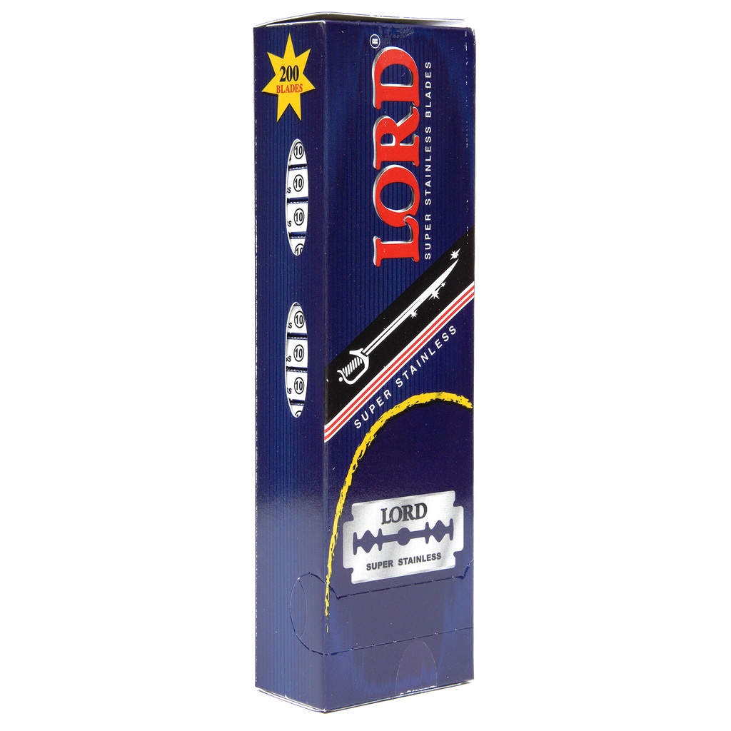 Lord Super Stainless double edge razor blades (30 200 blades