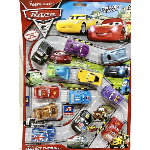 12 in 1 Disney Pixar Cars 3 McQueen Mater Jackson Storm Ramirez Model Toy  Car Gift Mainan Kereta | Shopee Malaysia