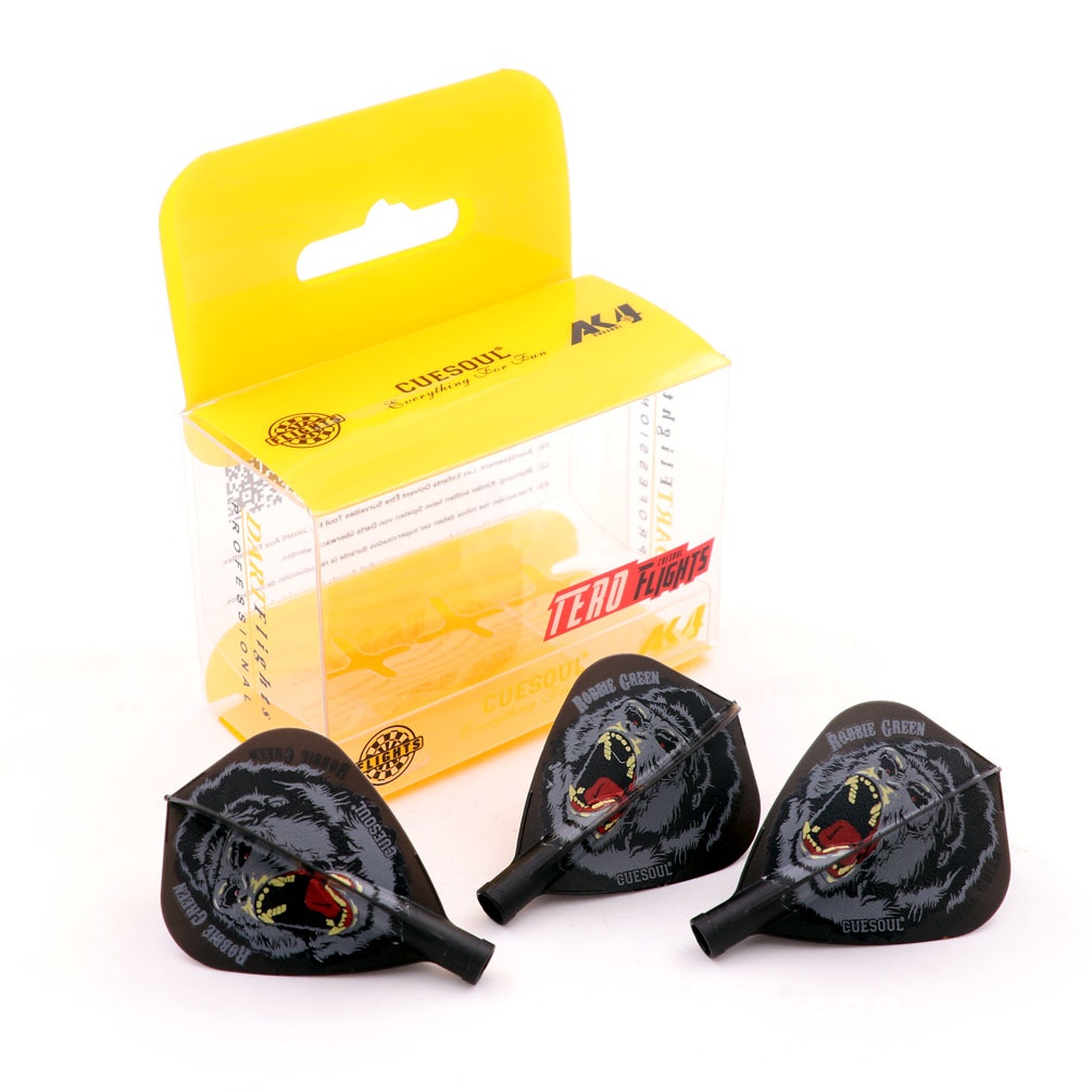 CUESOUL CSAK4+1FZRG Dart Flights Kite Shape Dart Flight,Set of 3 pcs