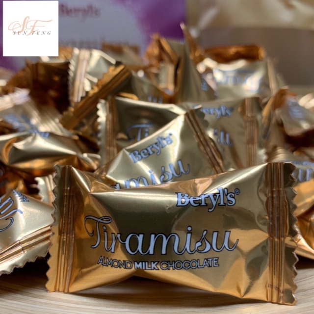 Beryl's Chocolate Tiramisu Almond Milk Chocolate Halal 提拉米苏 牛奶 巧克力 清真 1pcs Shopee Malaysia