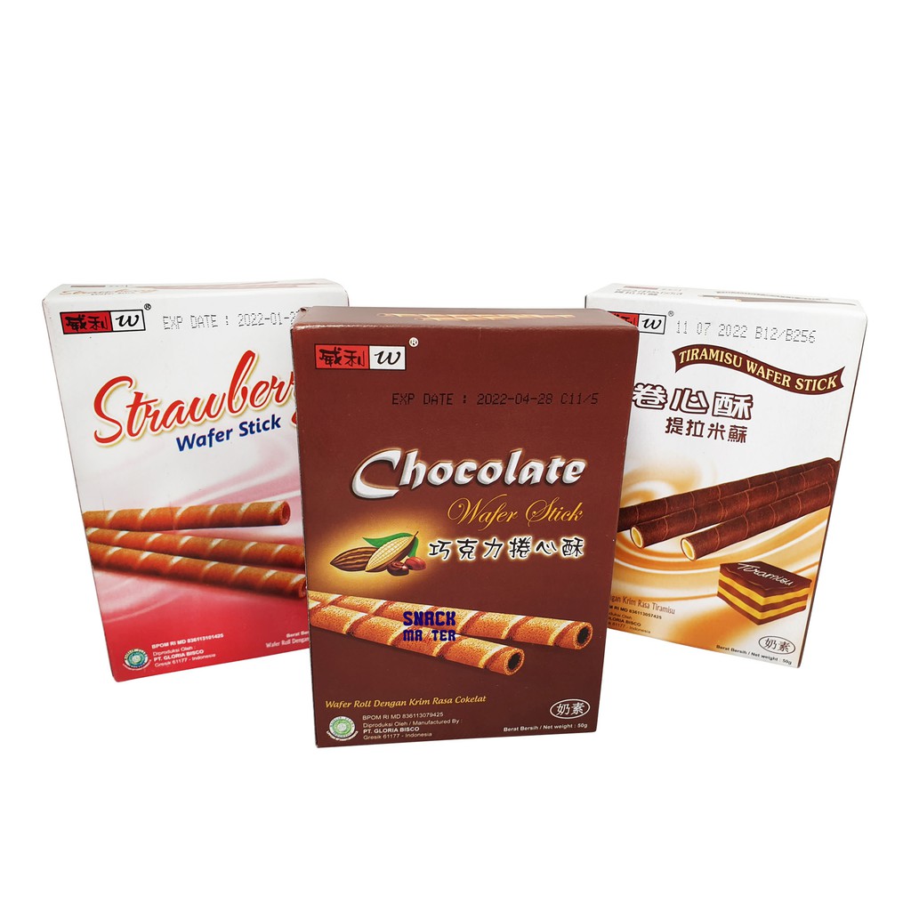 Willie Mini Wafer Roll - Net Weight 50 gr