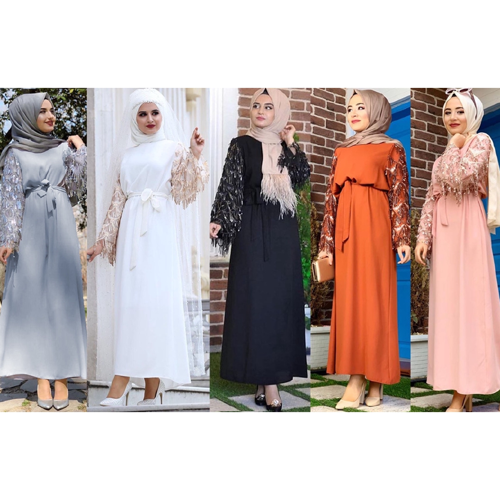 glitter and glamour dress muslimah