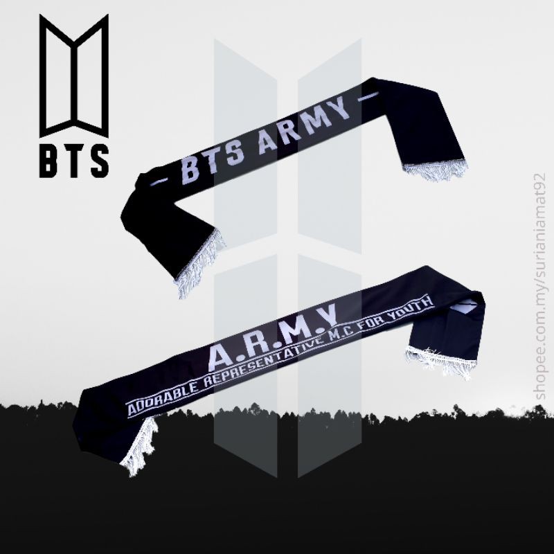 Bts Army Muffler Unofficial Adorable Representative M C For Youth Shopee Malaysia