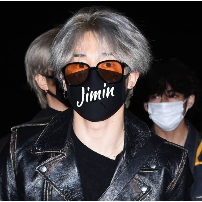 BTS Bias Mask Kpop Black Face Mask Fashion Accessories Cotton Jimin