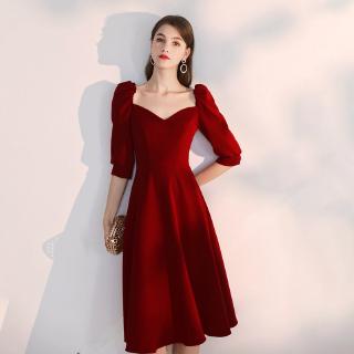 toast velvet dress