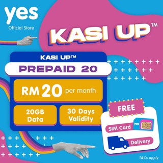 Image of YES Kasi Up Prepaid 20 (20GB/30 Days Validity)