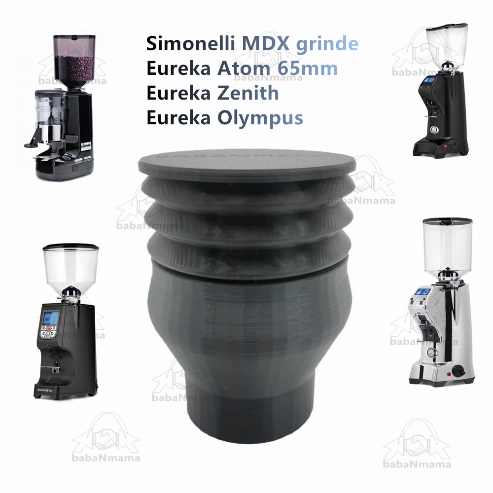 Nouva Simonelli MDX grinder Eureka Atom 60  Zenith 65mm Olympus Coffee Grinder single-dose hopper and bellows