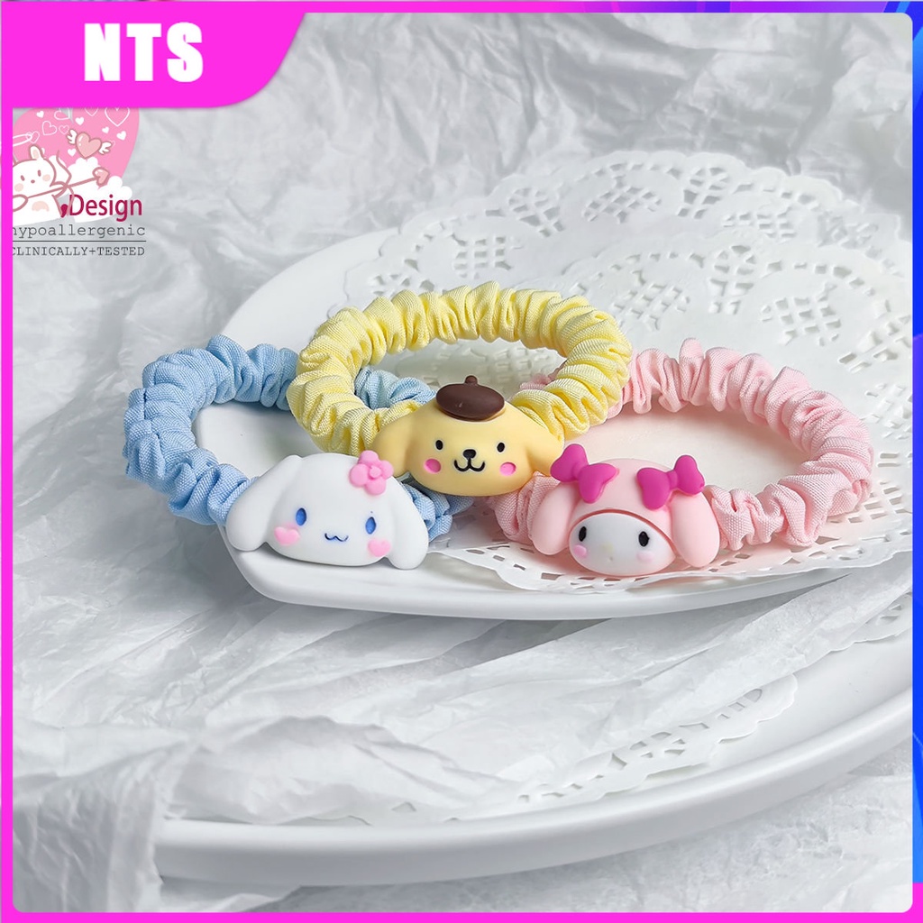 Cartoon Sanrio Kuromi Hair Rope Cute Sisters Hand Rope Cartoon Rubber ...