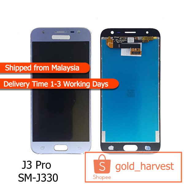 Samsung Galaxy J3 Pro 17 Sm J330 Lcd Display Touch Screen Digitizer Shopee Malaysia