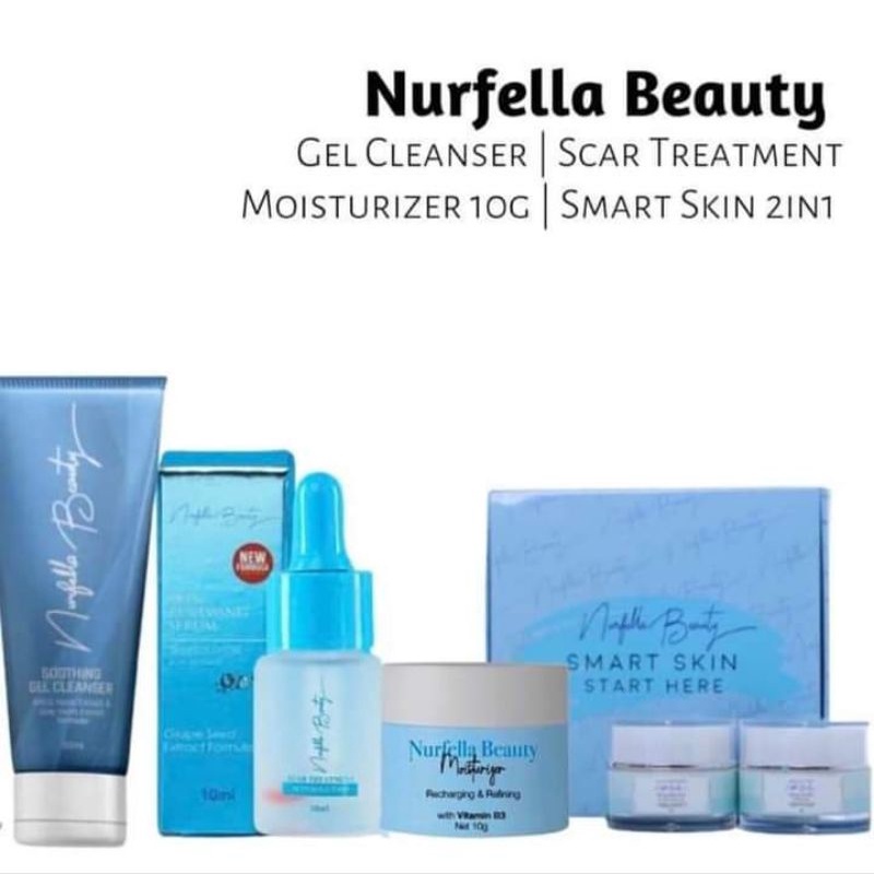 Smart skin nurfella beauty/Nb Serum Scar Treatment/NB Smart Skin Set