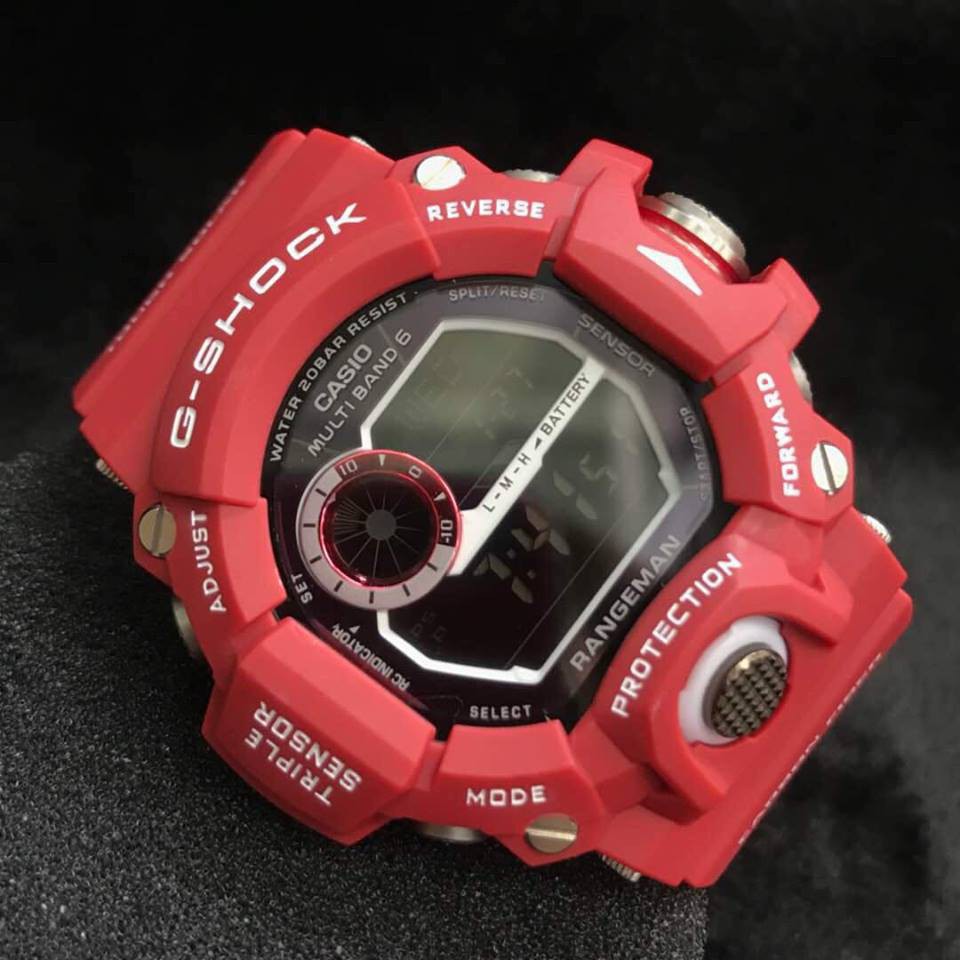g shock rangeman red