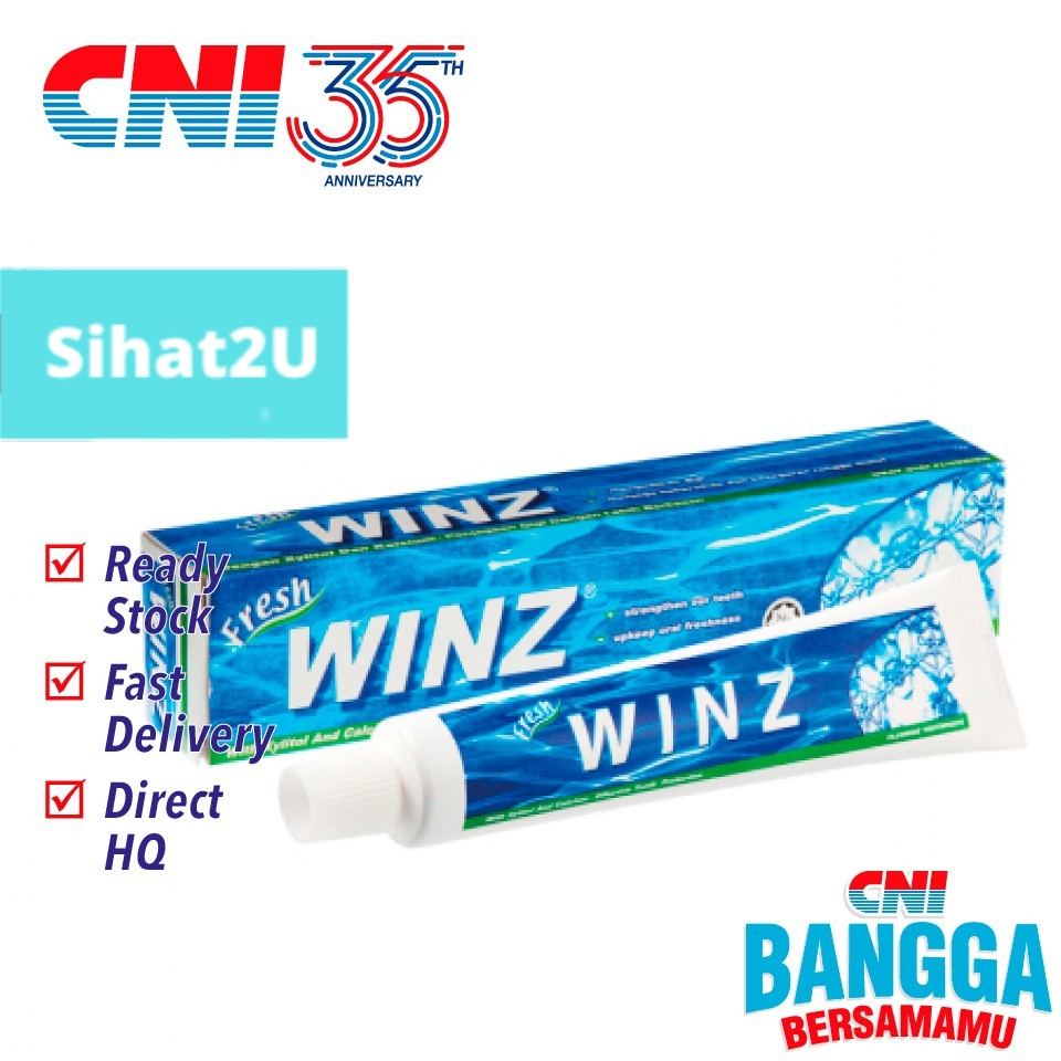 CNI Winz Fluoride Toothpaste 75g With Xylitol, Calcium and Phosphate