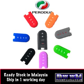 Silicone Perodua Aruz Axia Bezza Myvi Key Cover holder 