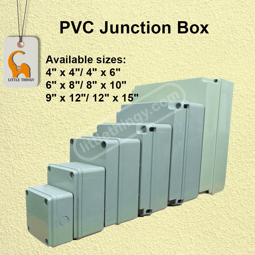 4 Inches x 6 Inches / 115mm x 155mm x 80mm Waterproof PVC Electric