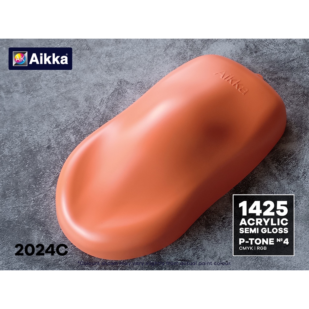 AIKKA Paint PANTONE Colour 2024C / 1425 ACRYLIC SEMI GLOSS PAINT