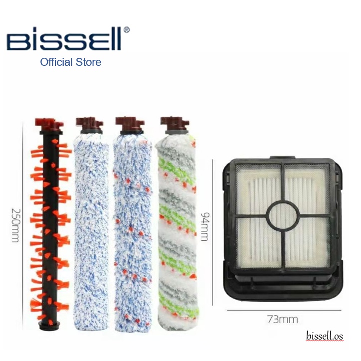 Bissell Brush Roller And Hepa Filter for 1st/2nd Generation Wet/Dry