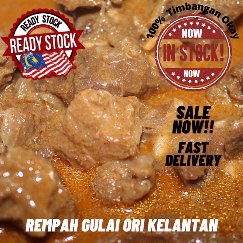 Rempah Gulai Ori Kelantan Kari Ayam Dan Daging Kurma Darat Kawah Kerutuk Dalca Rempah Kari Ori Kelate Shopee Malaysia