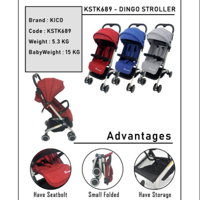 stroller lipat kecil murah