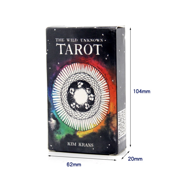 78pcs the Wild Unknown Tarot Deck Rider-Waite Oracle Set Fortune Telling CardFO 