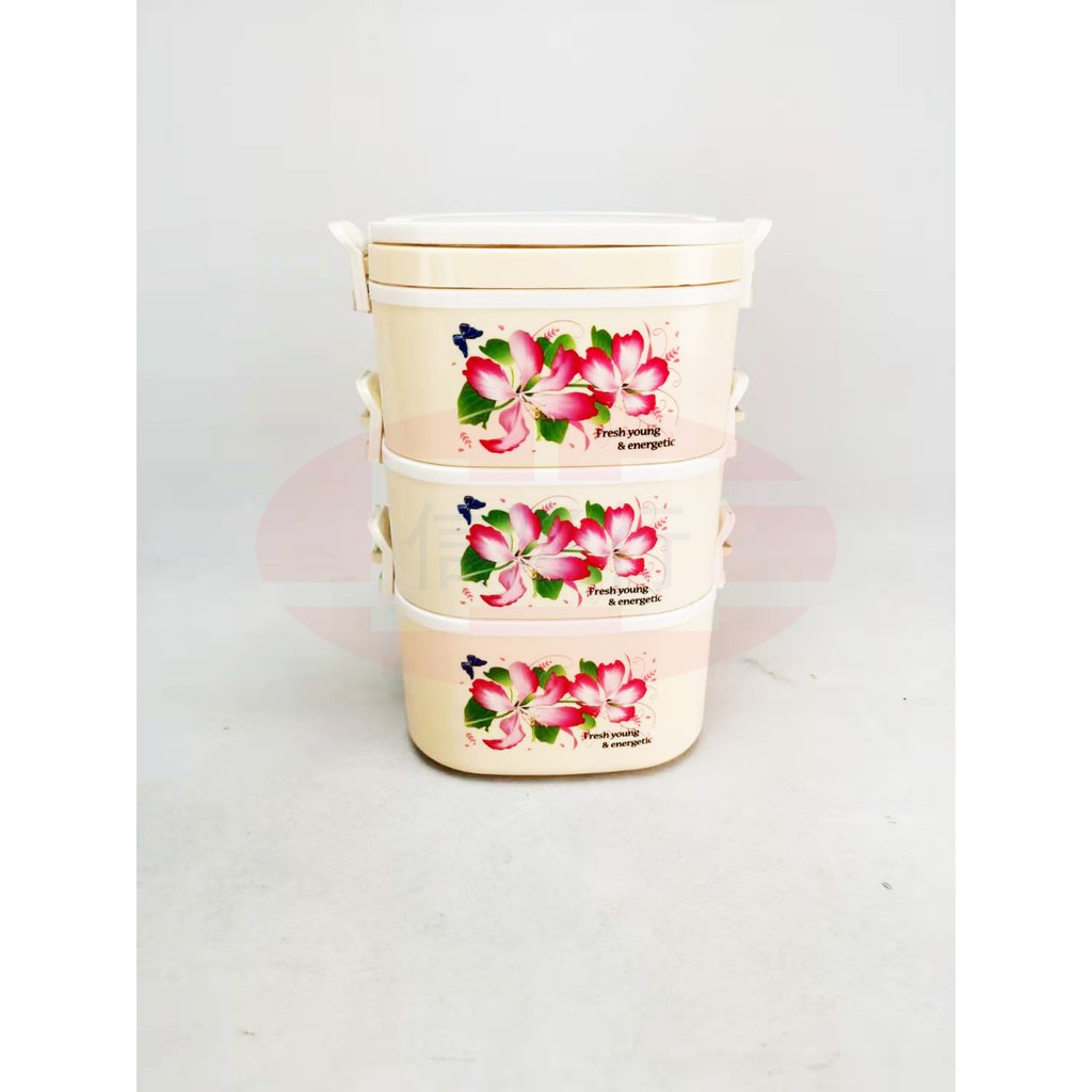 PB614/3 Three tier Keep warm food carrier / TIFFIN / HOT POT / Cold