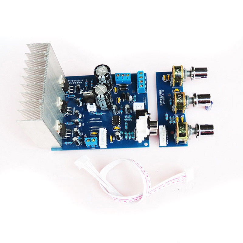 TDA2030A 2.1 3 Channel Subwoofer Amplifier Board Stereo Audio 18Wx2+30W