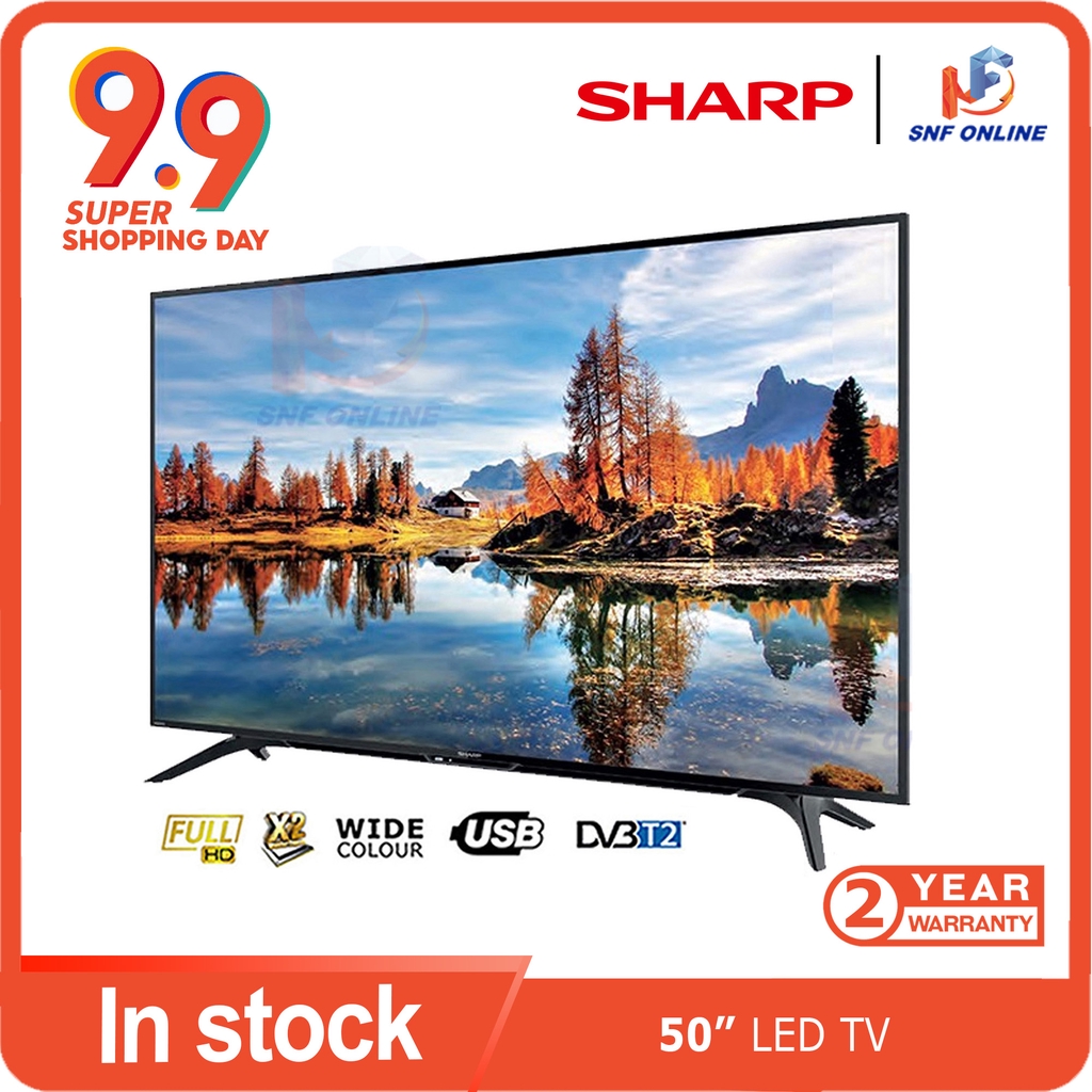 Sharp 50“ LED TV 2TC50AD1X 2TC50AE1X Shopee Malaysia