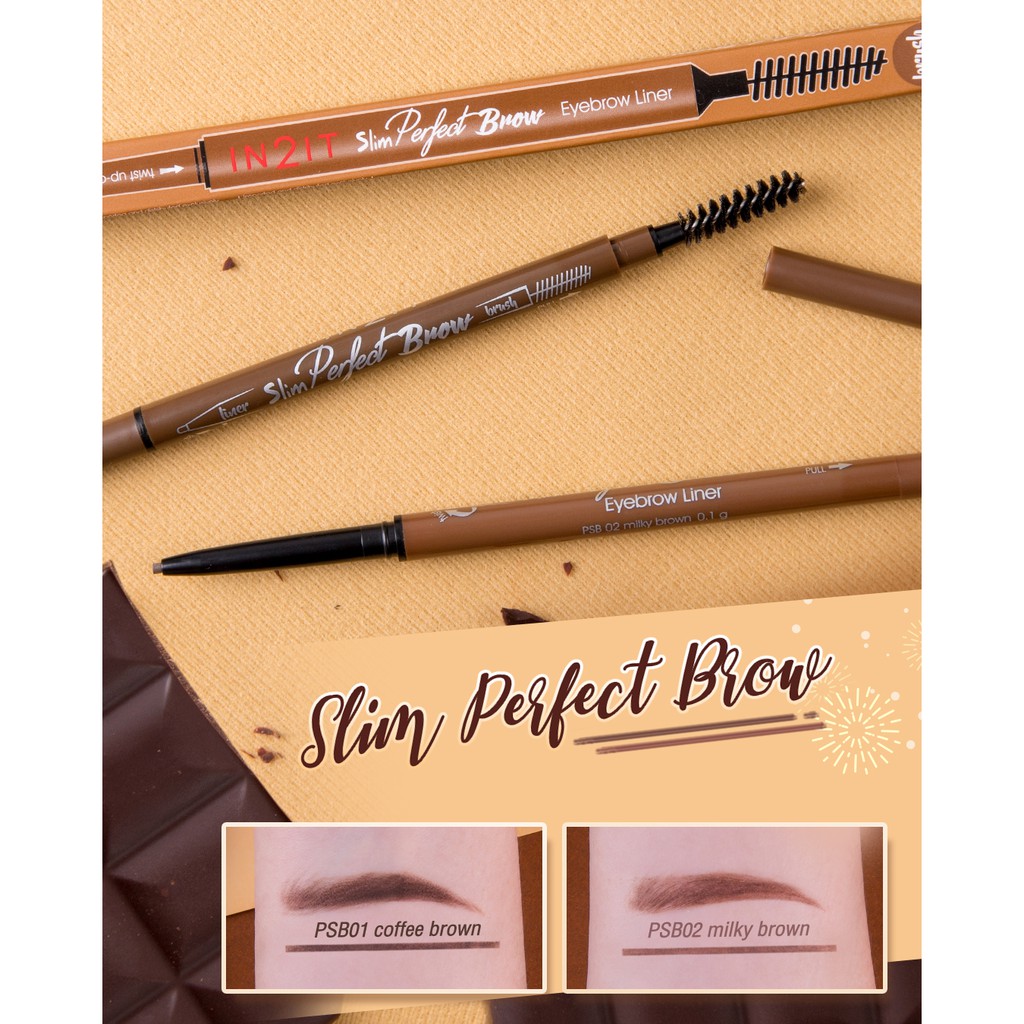 IN2IT Slim Perfect Brow Eyebrow Liner (PSB) Shopee Malaysia