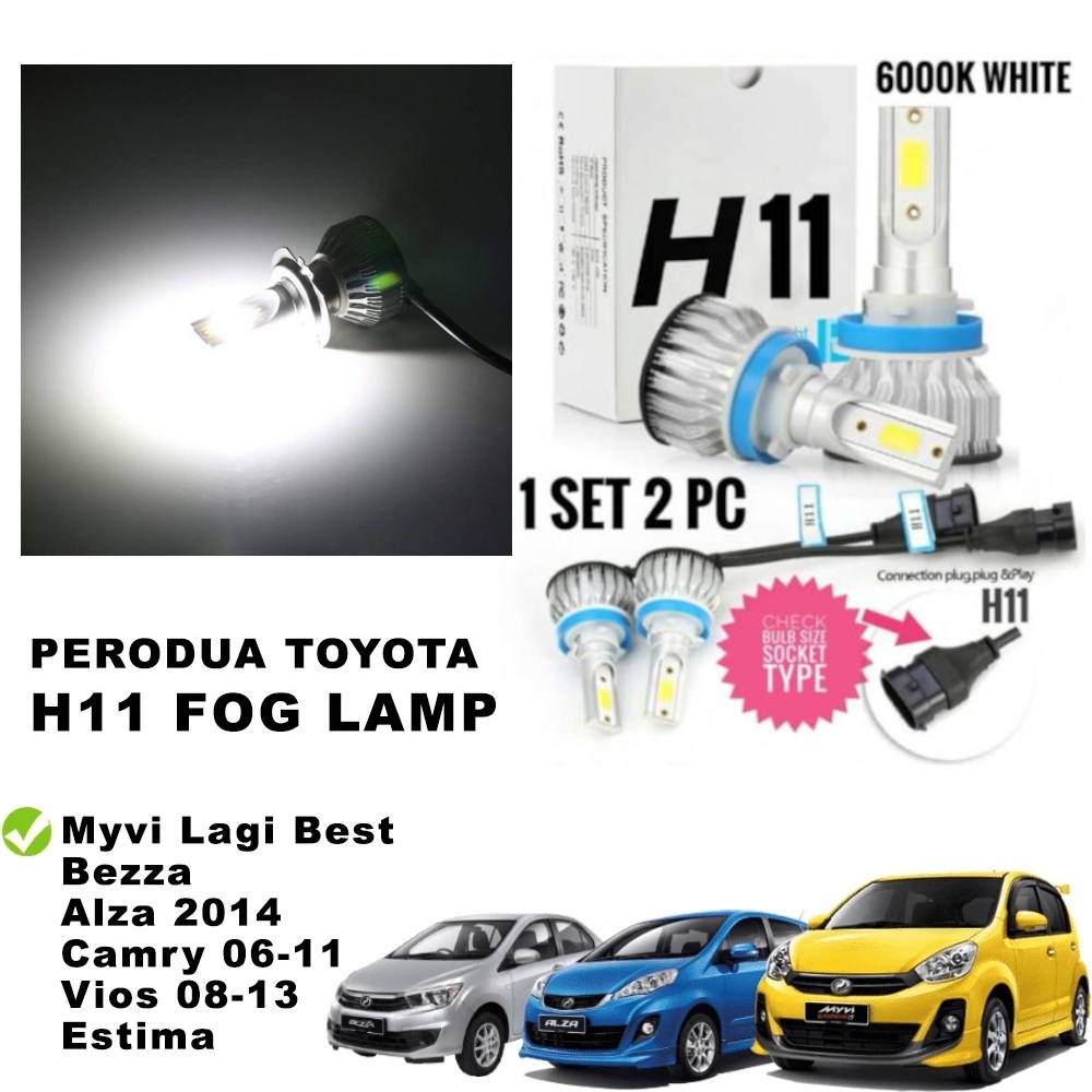 Fog Light Assembly Compatible With Toyota Venza France